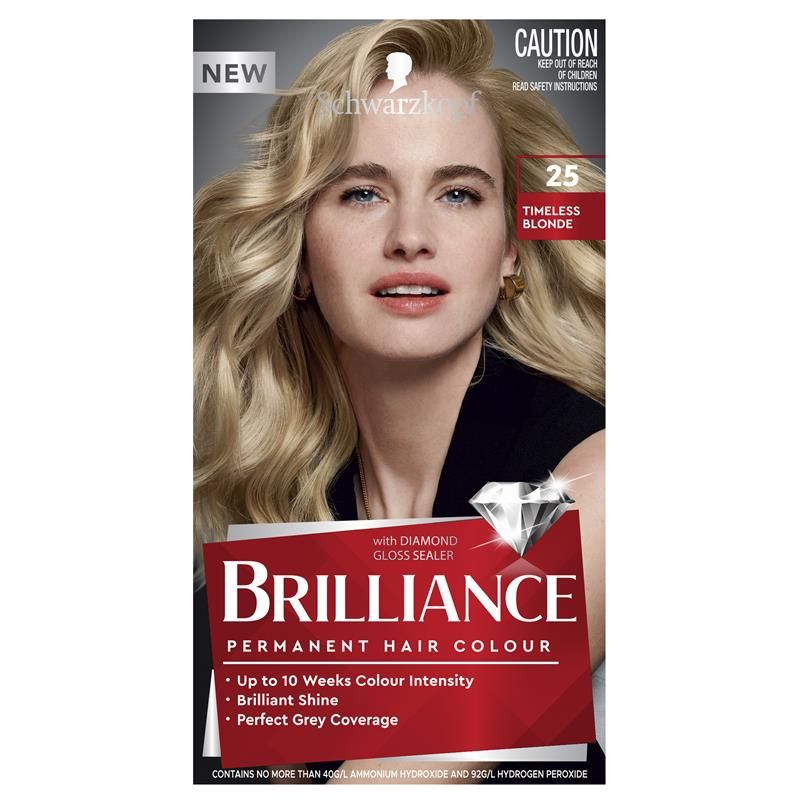 Schwarzkopf Brilliance 25 Màu Vàng Không Bao Giờ Thay Đổi