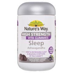 Kẹo dẻo Nature's Way Adult Vita Gummies không đường hỗ trợ giấc ngủ cường độ cao 40 viên