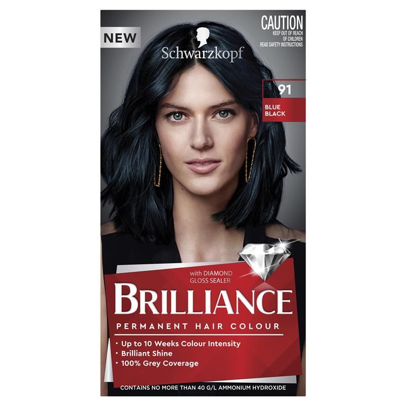 Schwarzkopf Brilliance 91 Xanh Đen Mới