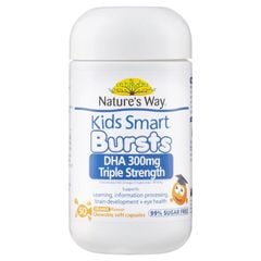 Nature's Way Kids Smart DHA 300mg Triple Strength 50 viên nang mềm