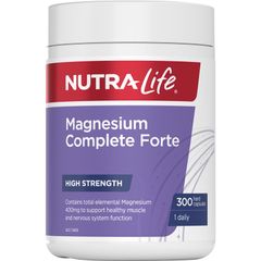 Nutra-Life Magnesium Complete Forte 300 Viên nang Kích thước độc quyền