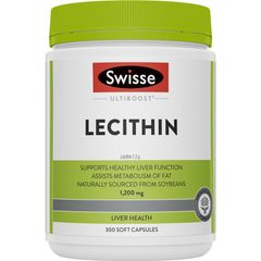 Swisse Ultiboost Lecithin 1200mg 300 Viên Nang