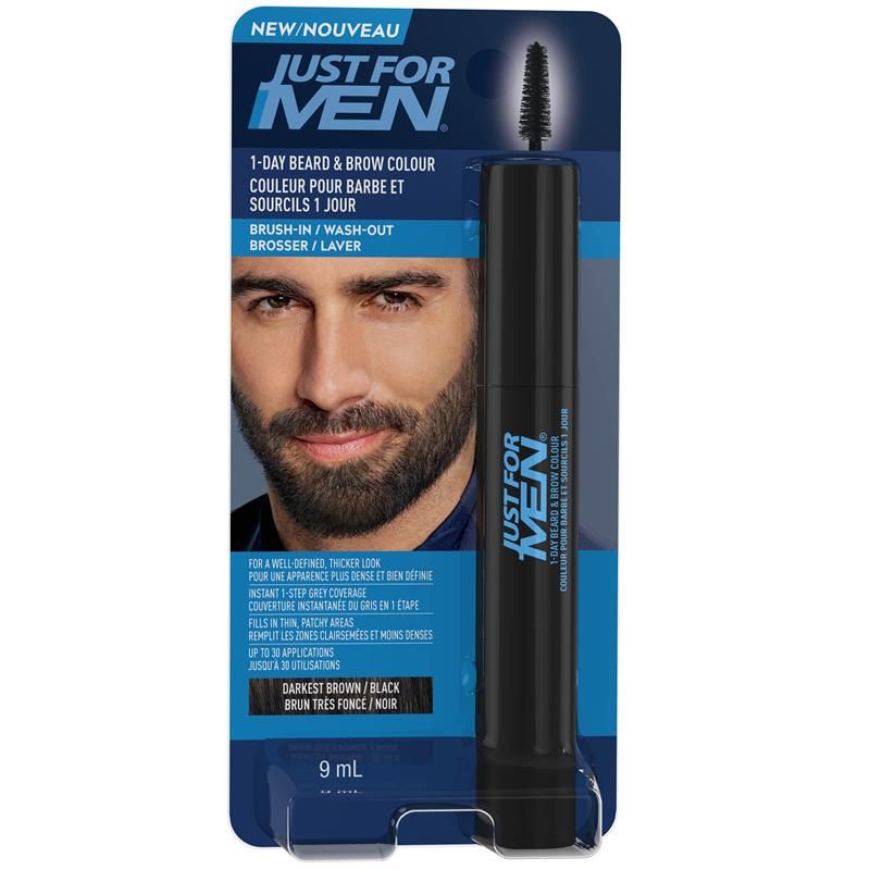 Gel râu và lông mày Just For Men Darkest Brown