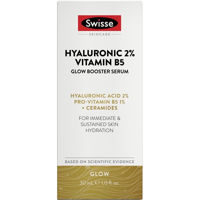 Huyết thanh tăng cường dưỡng chất Vitamin B5 Hyaluronic 2% của Swisse Beauty 30ml