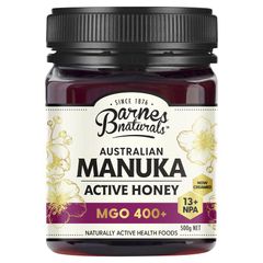 Mật ong Manuka Úc Barnes Naturals 500g MGO 400+