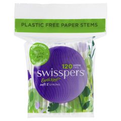 Swisspers Paper Stems Bông Tip 120