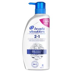 Dầu gội + dầu xả Head & Shoulders Clean & Balanced 2in1 750ml