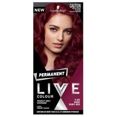 Schwarzkopf Live Colour Permanent 5.89 Đỏ Ruby Đậm