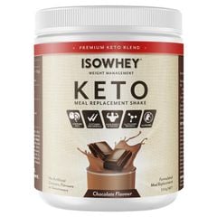 Sữa lắc thay thế bữa ăn IsoWhey Keto Chocolate 550g
