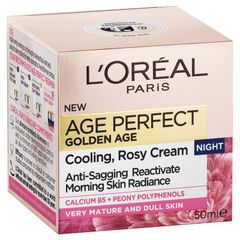 Kem dưỡng da ban đêm phục hồi lão hóa L'Oreal Paris Golden Age 50ml