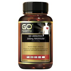 Go Healthy Ubiquinol 300mg Tối đa 30 Viên nang mềm Kích thước độc quyền