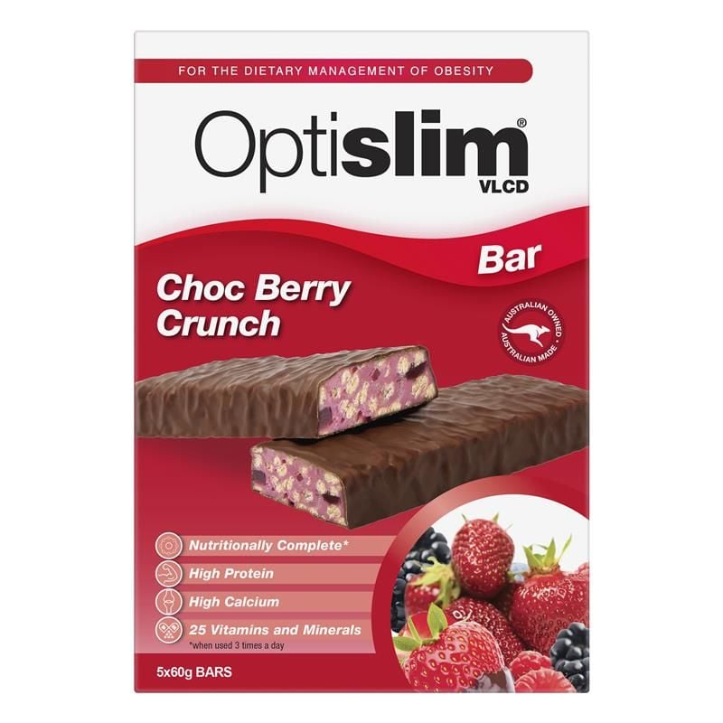 OptiSlim VLCD Bar Choc Berry Crunch 5