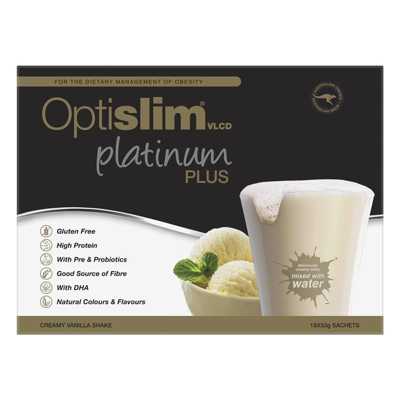 Optislim VLCD Platinum PLUS Vanilla 18x53g