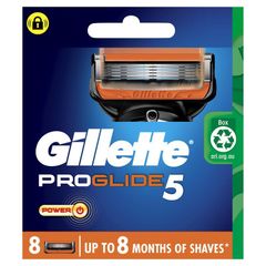 Lưỡi dao cạo râu Gillette Fusion Proglide Power 8 gói