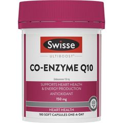 Swisse Ultiboost Co Enzyme Q10 150mg 180 Viên Nang