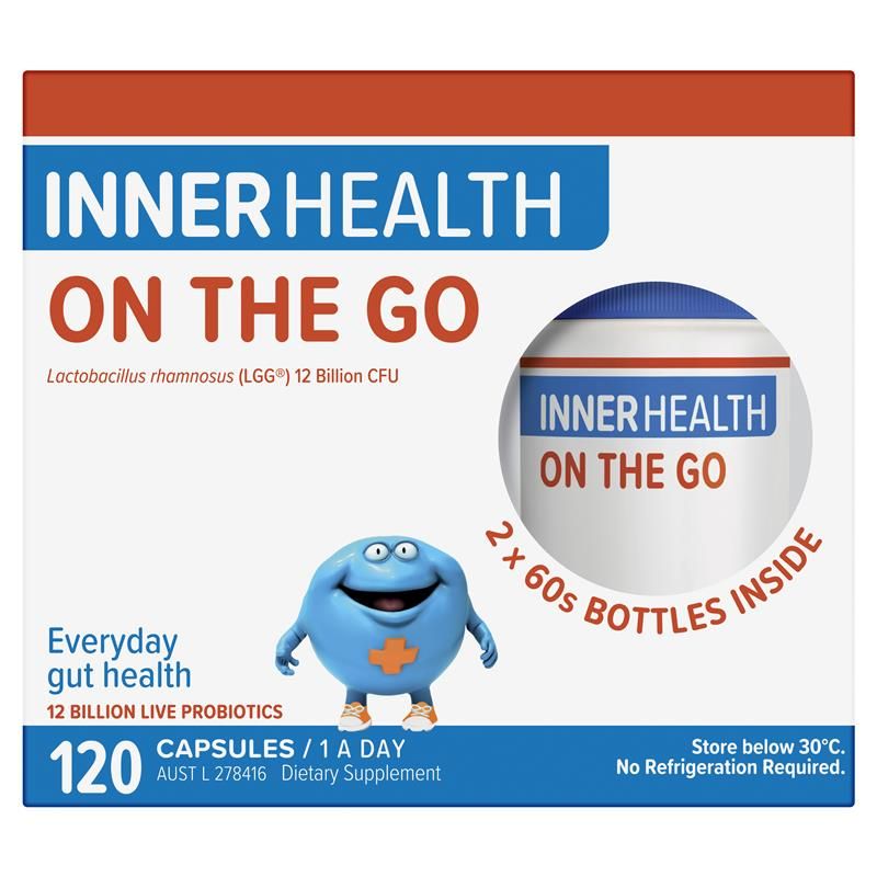 Viên uống bổ sung lợi khuẩn Inner Health On the Go Probiotic 120 viên