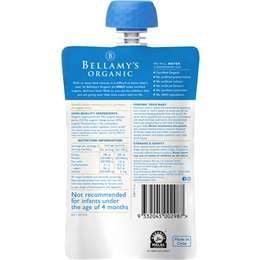 Bellamys Táo, Chuối, Xoài Với Hạt Lanh Puree 120g