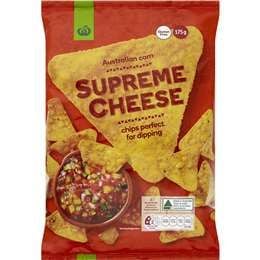 Bánh ngô phô mai Woolworths Supreme 175g