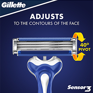 Gillette Sensor 3 dùng một lần cho nam, gói 4