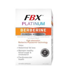 FBX Platinum Berberine Clinical Strength 40 viên nang