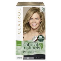 Natural Instincts 8A Linen, Màu tóc vàng lạnh trung bình bán vĩnh viễn