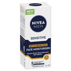 Kem dưỡng ẩm bảo vệ da nhạy cảm NIVEA MEN SPF15 75ml