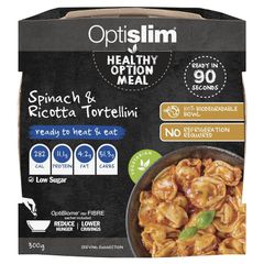 Optislim Healthy Option Meal Rau bina & Ricotta Tortellini 300g MỚI