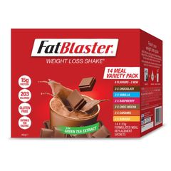 Naturopathica Fatblaster Weight Loss Shake Variety Pack 14 x 33g