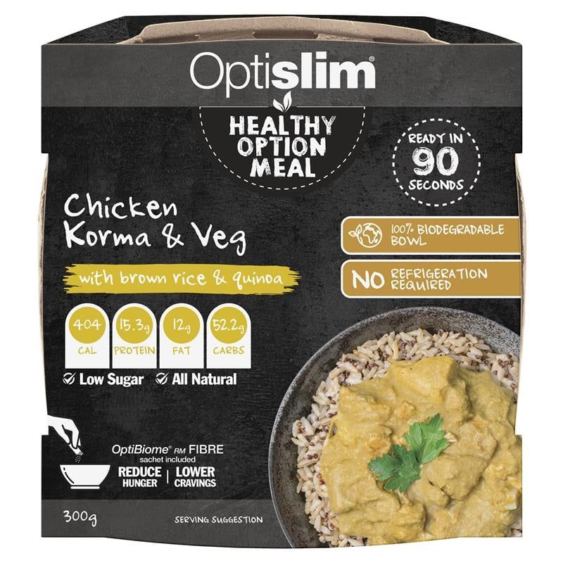 Bữa ăn Optislim Healthy Option Chicken Korma & Rau củ 300g