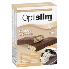 Thanh Optislim VLCD Bar Cookies and Cream 5 gói