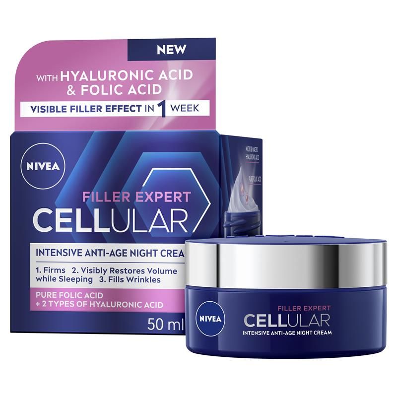 Kem dưỡng da chống lão hóa ban đêm NIVEA Cellular Filler Expert 50ml