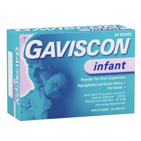 Gói bột Gaviscon dành cho trẻ sơ sinh trị trào ngược và trào ngược dạ dày 30 gói
