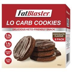Bánh quy sô cô la Keto Fatblaster của Naturopathica 6 x 30g