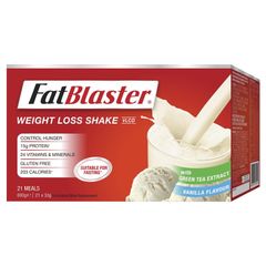 Naturopathica Fatblaster Weight Loss Shake Vanilla 21 x 33g Gói Kích thước độc quyền