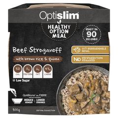 Optislim Healthy Option Meal Thịt bò Stroganoff 300g MỚI
