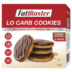 Bánh quy caramel Fatblaster Keto của Naturopathica 6 x 30g