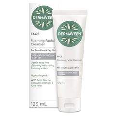 Sữa rửa mặt tạo bọt DermaVeen 125ml
