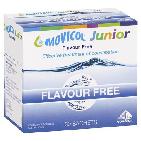 Movicol Junior Hương Vị Miễn Phí 30 Gói