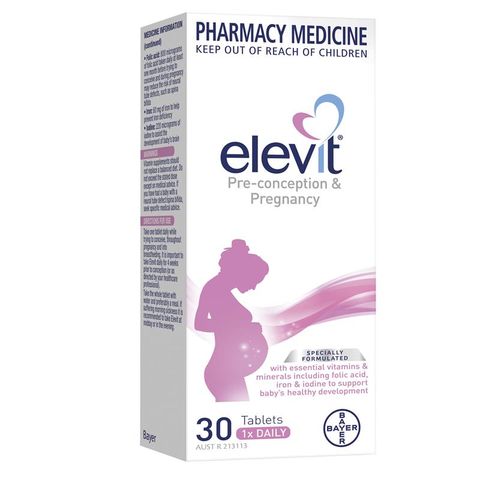 Viên Vitamin Tổng Hợp Dành Cho Bà Bầu Elevit Pre-Conception 30 Gói (30 Ngày)