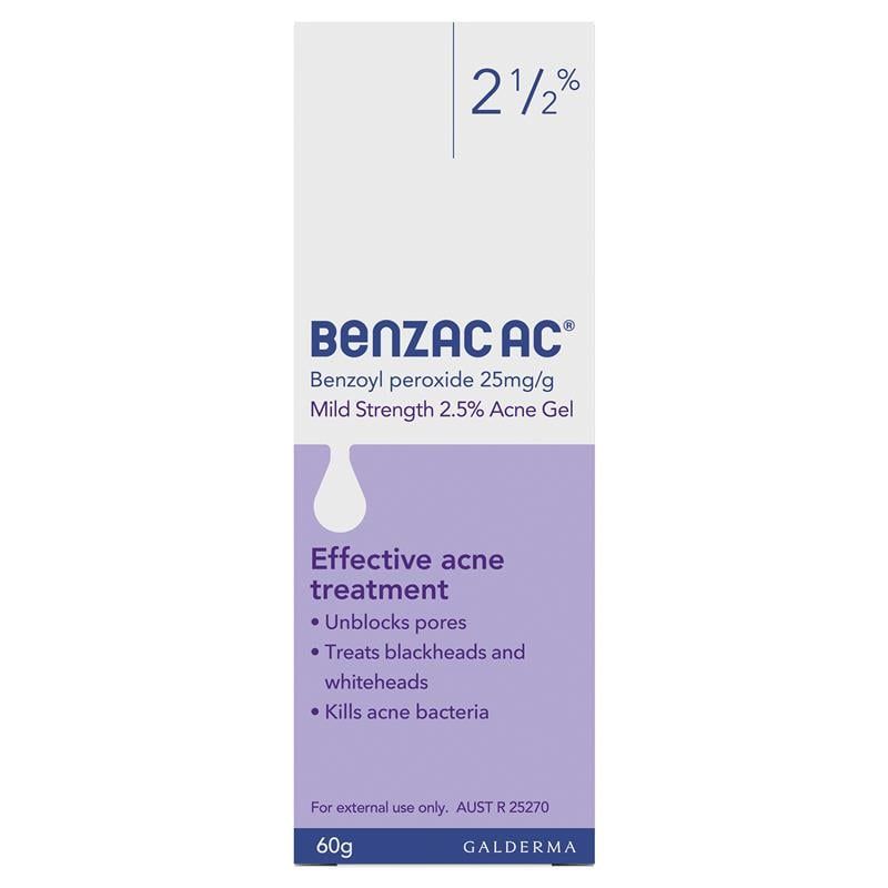 Gel Benzac AC 2.5% 60g