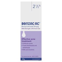 Gel Benzac AC 2.5% 60g