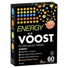 Voost Energy Effervescent 60 Pack Kích thước độc quyền