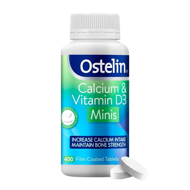 Ostelin Calcium & Vit D 400 viên nén mini kích thước độc quyền