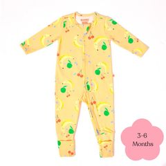 Bambi Mini Co. Wrigglesuit Unisex Salad Trái Cây Cam 3-6