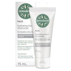 Kem dưỡng ẩm DermaVeen Face Hydrating Moisturiser 75ml