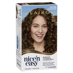 Thuốc nhuộm tóc vĩnh viễn Clairol Nice N Easy 5G Medium Golden Brown