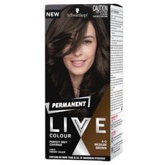 Schwarzkopf Live Colour Permanent 4.0 Nâu Trung Bình