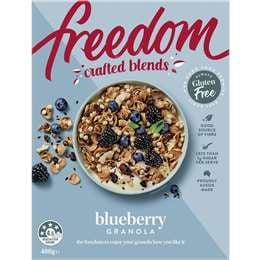 Ngũ cốc Granola việt quất Freedom Crafted 400g