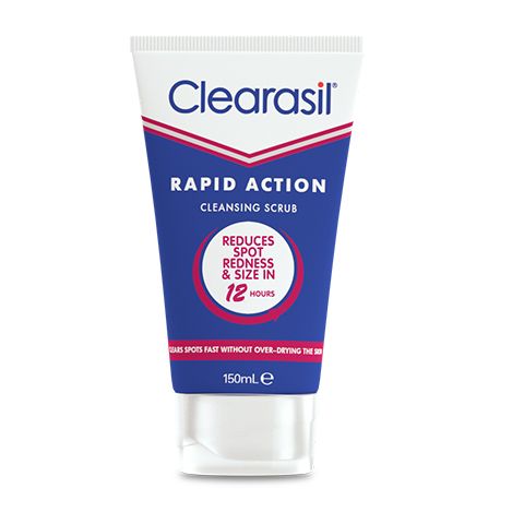 Sữa rửa mặt tẩy tế bào chết Clearasil Ultra Rapid Action 150 ml