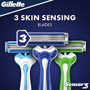 Gillette Sensor 3 dùng một lần cho nam, gói 4